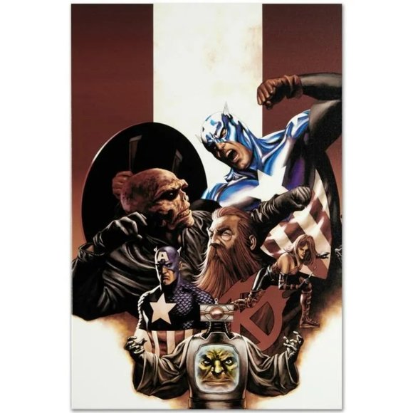 Marvel Comics "Captain America #42" Limited Edition Giclee On Canvas w/COA